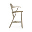 Smokers Style Navajo Sand & Rattan Bar Stool with Cushion