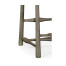 Smokers Style Grey & Rattan Counter Stool with Cushion