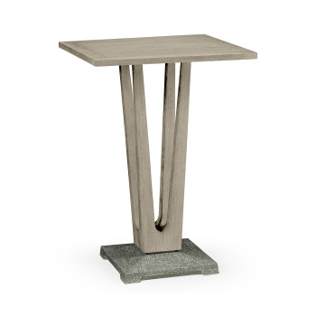 Square Navajo Sand Counter Table with a Terrazzo Base 26