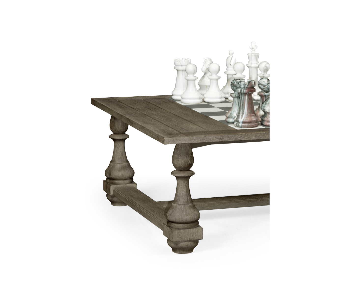 Rectangular Grey Games Coffee Table