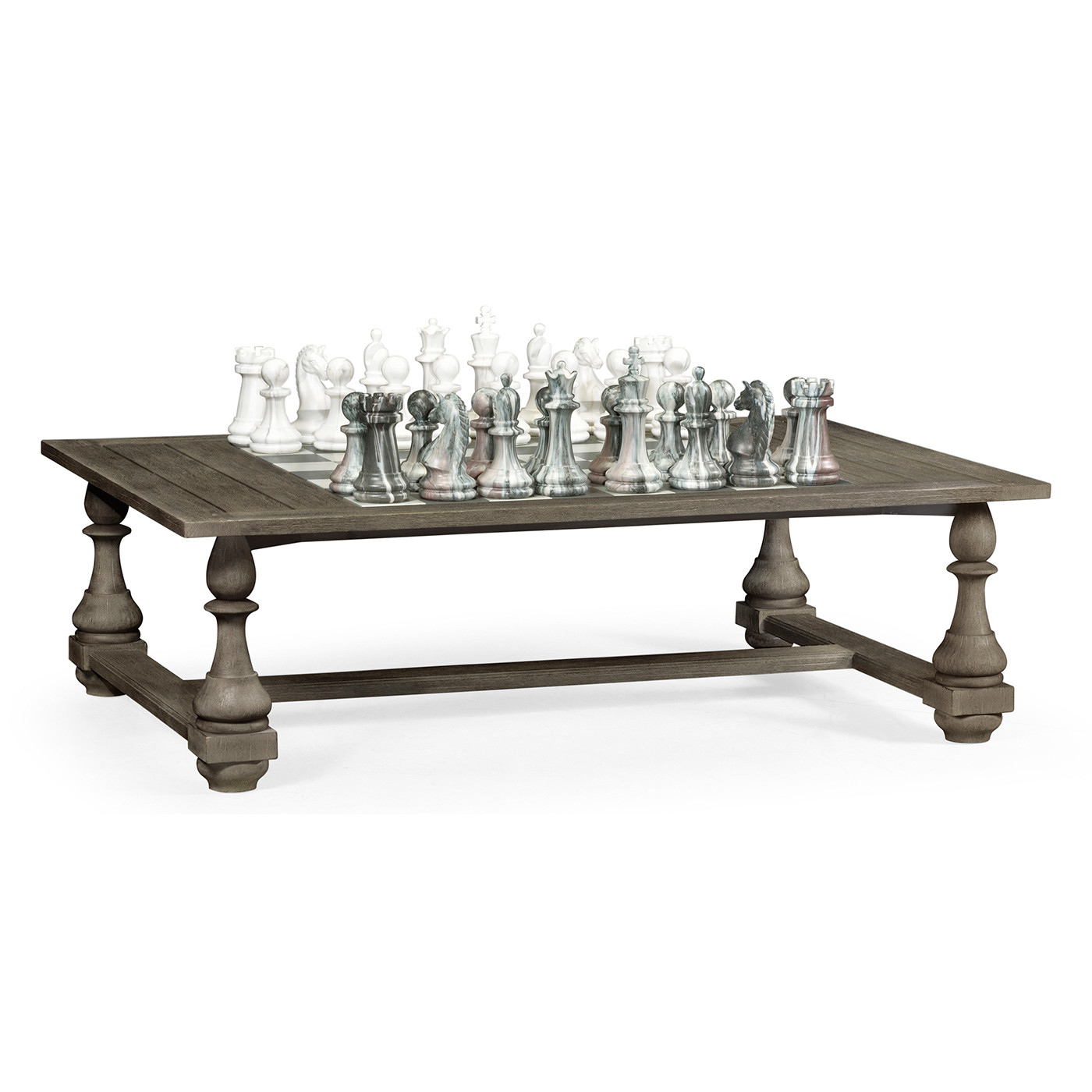Rectangular Grey Games Coffee Table