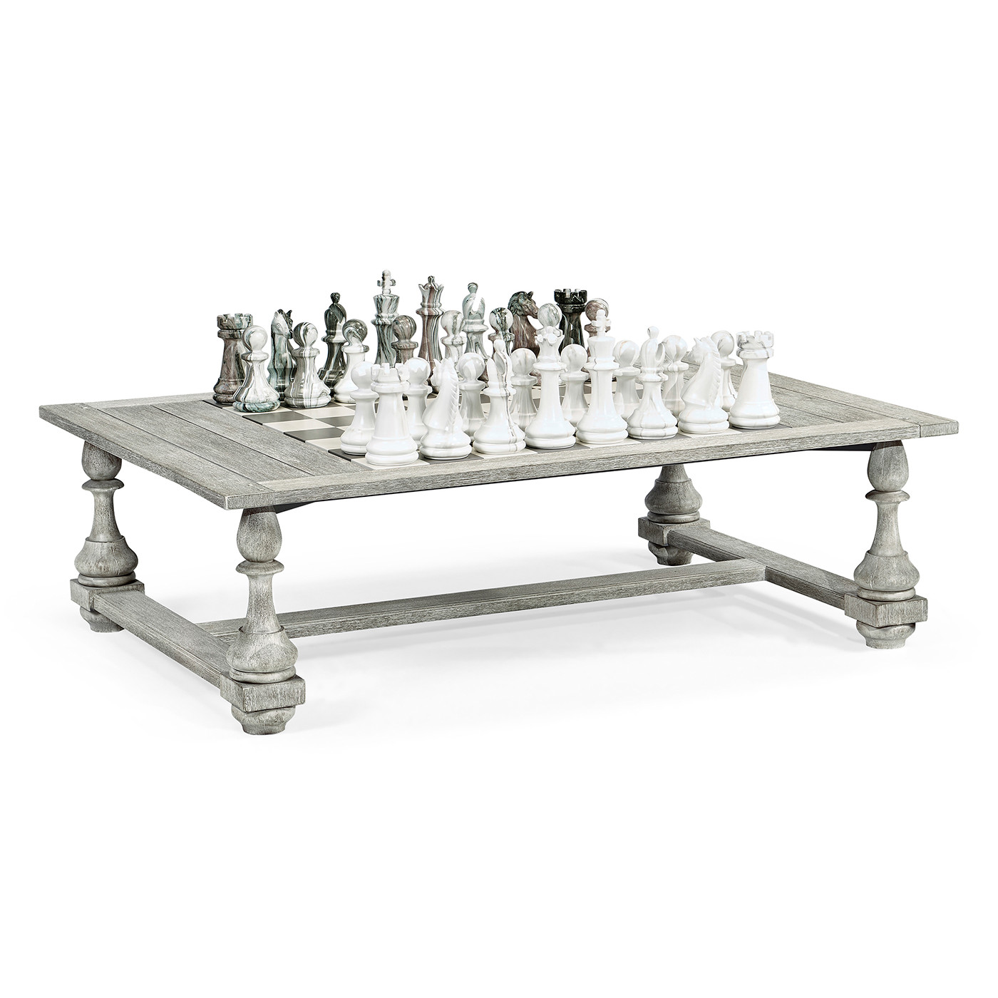 Rectangular Cloudy Grey Games Coffee Table