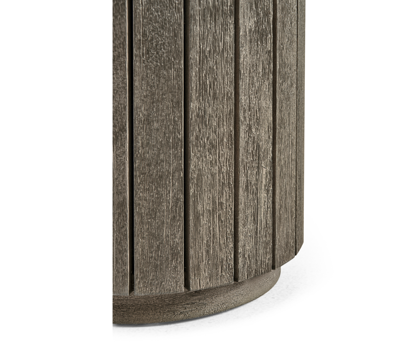 Round Grey & Antique Brass Wastebasket with Faux Marble Top
