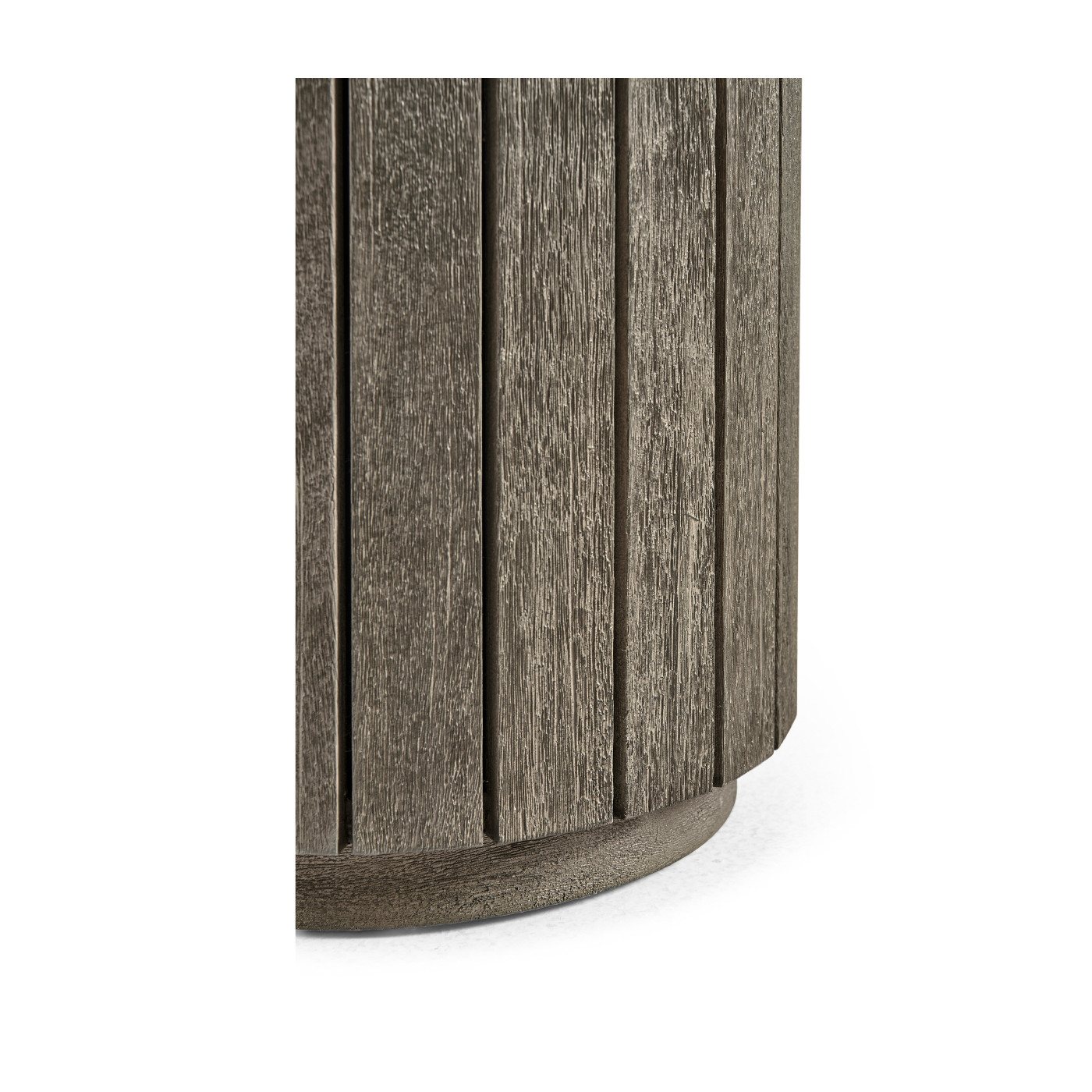 Round Grey & Antique Brass Wastebasket with Faux Marble Top