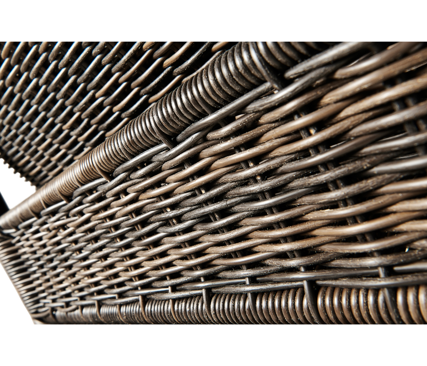 Rattan Latt Bench with Cushion & Pillows