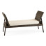 Rattan Latt Bench with Cushion & Pillows