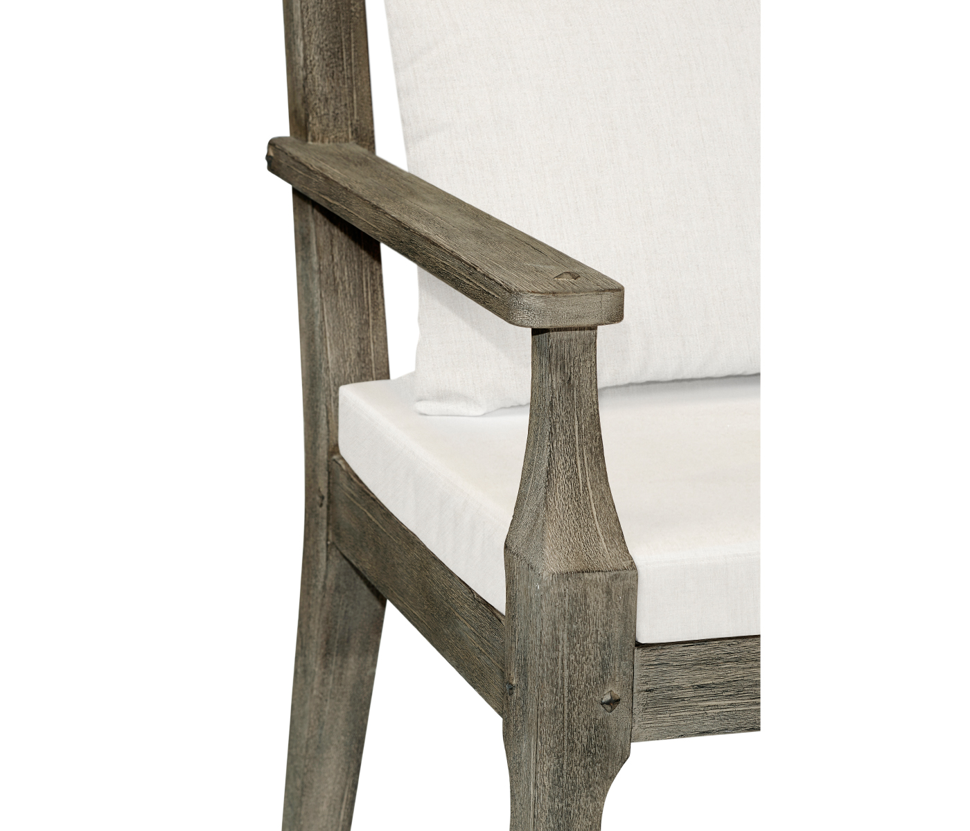 Grey Garden Bench with Cushion & Pillows