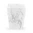 Small Square Faux White & Grey Marble Planter