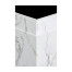 Small Square Faux White & Grey Marble Planter