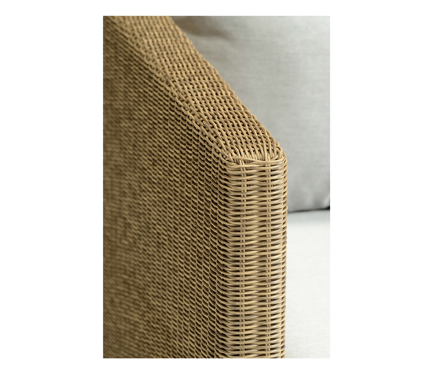 Navajo Sand & Light Natural Rattan Chair