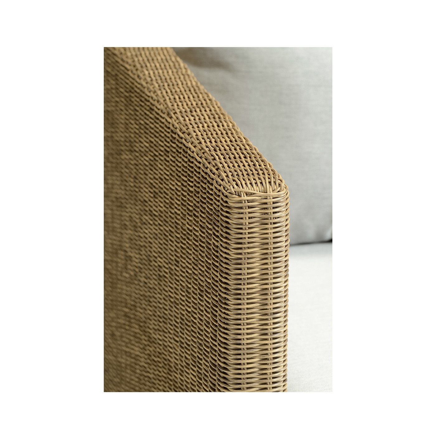 Navajo Sand & Light Natural Rattan Chair