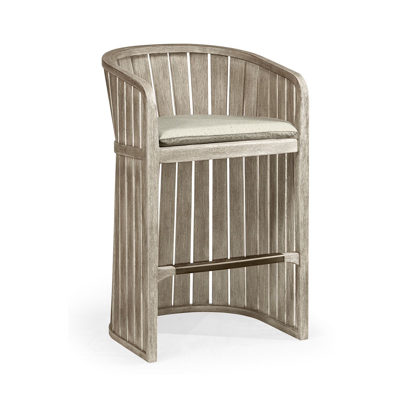 Slatted Navajo Sand Tub Bar Stool