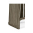 Slatted Grey Tub Counter Stool