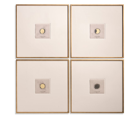 Antique Astronomy - Set of 4