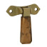 Tear drop handle
